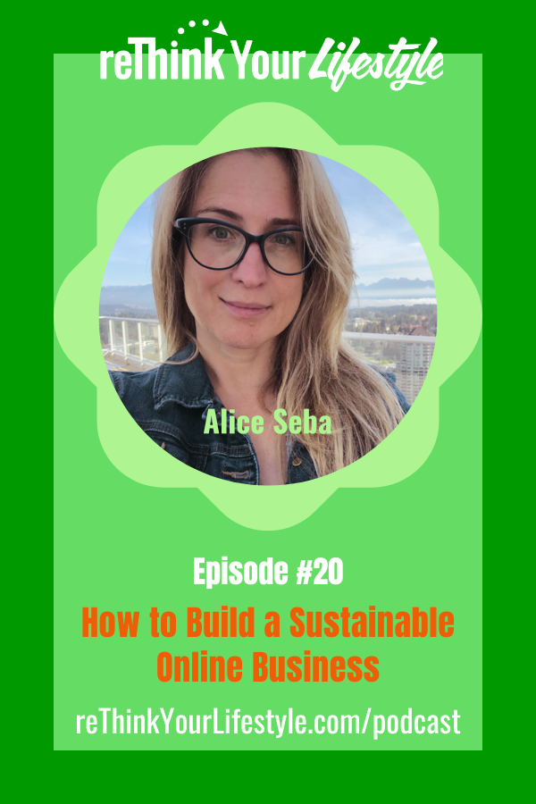 Alice Seba Sustainable Online Business